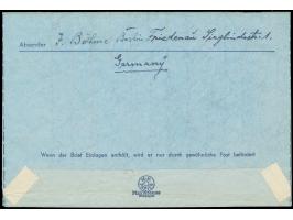 1953, Bauten II 20 Pfg., drei Einzelwerte mit Stempel “BERLIN-SCHÖNEBERG 1 17.11.55” als portogerechte Mehrfachfrankatur auf 