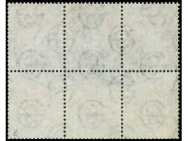 1922, 1 p. carmine-rose, Booklet Pane of three stamps and labels, clear cancelled, well-centered for this, fresh color and fi