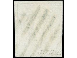 Capellen, barred circle on 1852, 10 c. gray black, clear to large margins. Signed FSPL&nbsp;