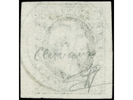 Clervaux, target cancel on 1852, 10 c. black, clear to very large margins. Certificate Böttger BPP (2018)