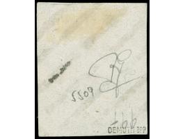 Capellen, circle of bars, clear central strike on 1859, 30 c. lilac, clear to large margins. Signed Demuth BPP and Goebel. Ex