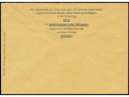 1975, Industrie und Technik 5 Pfg mit Stempel “BERLIN 12 9.6.82” für die Luftpostgebühr auf sonst portofreiem Postscheckbrief