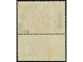 1920, Saargebiet auf Germania 2,50 M. rotlila, Unterrandstück mit UR-HAN “H 4891.20”, farbfrisch und gut gezähnt, ungebraucht