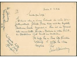1952, Sonderkarte Maifeier 20 Pfg. mit portogerechter Zufrankatur van Beethoven 30 Pfg. als Luftpostkarte mit viel Text in di