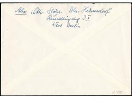 1949, Währungsgeschädigte 30 Pfg. mit Blockrand an drei Seiten und Sonderstempel “BERLIN N65 2.6.51 - 700 Jahre Wedding” auf 