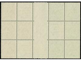 1952, Bauten-Zusammendruck 20 Pfg. + Z + R3 + 10 Pfg. und zweimal 10 Pfg. + Z + R2 + 20 Pfg. als eine Einheit mit weiteren Ma