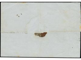 1 Ngr. auf graurot, noch voll- bis breitrandig, mit Nr. "62" und nebengesetztem EKr. "BURGSTAEDT 1 FEB. 58" (handschriftlich 