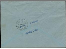 1956, Stadtbilder 15 Pfg. im senkrechten Paar mit Stempel “BERLIN-HASELHORST 1 5.10.61” als portogerechte Mehrfachfrankatur a