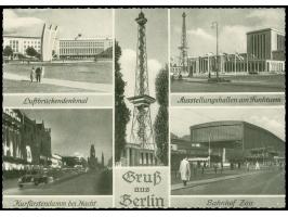1959, Blockade Berlins 25 Pfg. mit Stempel “BERLIN SW11 20.6.59” auf Luftpostkarte mit Leitvermerk “Luftpost bis München” nac