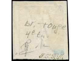 1852, 1 sgr. brown red, good to enormeous margins, neatly cancelled by circle of bars, vf, opinion Böttger