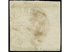 1857, 1 Kr. hellbraun, oben berührt, ansonsten voll- bis breitrandig geschnitten mit klarem DKr. “LUDWIGSBURG”, in einwandfre