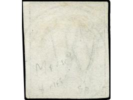 Mersch, target cancel on 1852, 10 c. greenish black, vf, opinion Böttger BPP&nbsp;