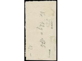 “COELN 1*c 1.6.75” (Spalink 4-12y) zweimal recht klar auf Ausgabe 1875 10 und 20 Pfge auf Briefstück. Die farbfrischen Marken