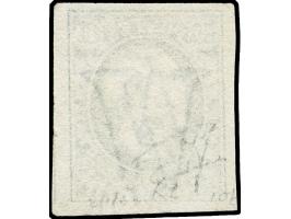 1852, 10 c. deep black, good to large margins, used with clear small c.d.s. of Luxembourg. Very fine. Certificate Böttger BPP