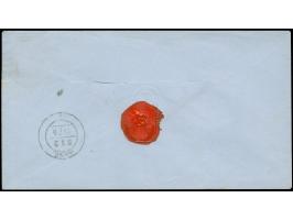 “GRIMMEN 18.MAI.72” (Spalink 15) sehr klar auf kleiner Schild 1 Gr. karmin auf Briefkuvert nach Schwerin mit Ankunftsstempel.