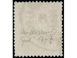 “HAMBURG-L.E. 23.MAI.(75)” (Spalink 17-13) klarer Teilabschlag ohne Jahreszahl auf Ausgabe 10 Pfge. karminrosa. Die farbfrisc
