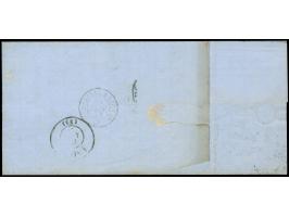 “MÜLHAUSEN i. ELS. BHF. 26.JAN.73” (Spalink 26-6) etwas undeutlich rückseitig als Transitstempel auf kpl. Faltbrief von “CLER