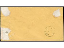 “STRASSBURG i. ELS.BHF. 1.NOVBR.72” (Spalink 36-2) zweimal klar auf waagerechtem Paar kleiner Schild ½ Gr. orange auf Briefku