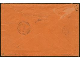 1933, Eritrea 10 l. orange together with Ethiopia three 0,50 l. airmail on envelope from "ADDIS ABEBA 9.12.36" to Rome with 1