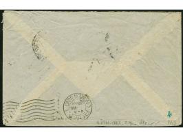 1938, A.O.I. air mail 5 L. red-brown tied to cover by “MOGADISCIO SOMALIA ITALIANA 8/8/38” cds. to Rome, tiny border crease, 