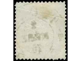 “THORN 2.MÄRZ.75” (Spalink 38-2) recht klar und fast zentrisch auf großer Schild 5 Gr. ockerbraun. Die farbfrische Marke ist 