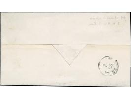 "POSEN F. N2 17.2.67" klar in rot auf Paketbegleitbrief mit Rötelvermerk "4" (Silbergroschen) nach Bromberg, mit Ausgabestemp