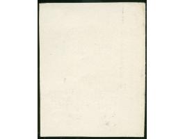 1941, Probedruck in Type II auf Formularpapier, Viererblock von den Aufdruckfeldern 81/82 und 91/92 - Feld 91 mit Type V Jahr