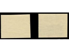 1941, Wiederaufbau 30 Kop. und 50 Kop., ungezähnt mit Doppeldruck, postfrisch, tadellos, unsigniert, Fotoattest Löbbering BPP
