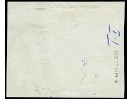 1920, Germania 50 Pfg. dunkelgraulila/schwarz, gestempelt “OPPELN 19.2.20 9-10V" auf Briefstück, tadellos, sign. Mikulski, Fo