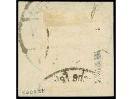 1920, Aufdrucktype II, violettblauer Aufdruck, 10 Pfg. dunkelkarminrot, kopfstehender Aufdruck, sauber gestempelt “Deutsche F