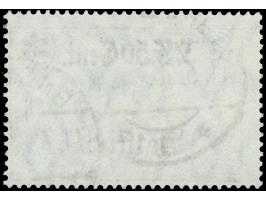 1916/18, Germania 2 F 50 C. auf 2 Mark schwärzlichblau, 26:17 Zähnungslöcher, mit Plattenfehler I “kleiner waagerechter Stric