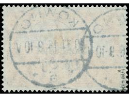1916/18, Germania 1 M. dunkelbräunlichrot, 26:17 Zähnungslöcher, sauber gestempelt “KOWNO 30.11.16 9-10V", tadellos, sign. He
