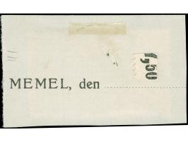 1923, 400 M. auf 80 M. auf 1,25 M. auf 60 C., mit Aufdruckfehler “Abstand zwischen Mark und 25 3,8 mm”, sauber gestempelt “KL