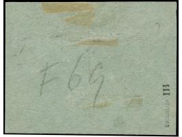 1922, Flugpost 60 Pfg. auf 40 C. dunkelgraurot/türkisgrau, weißes Papier, mit Abart “nachgezogene Druckbuchstaben”, Aufdruckf