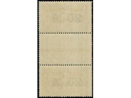 1922, Freimarke 20 M. auf 80 Pfg. gelblichorange, senkrechtes Zwischenstegpaar, postfrisch, tadellos, unsigniert, Fotobefund 