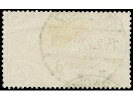 1920, Freimarke 5 M. dunkelrotorange, Plattenfehler “Einbuchtung im unteren Rahmen unter M vom rechten MARK” (Feld 61, Teilau