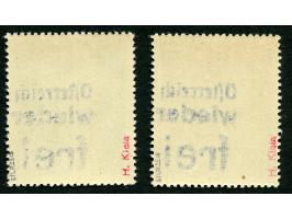 1945, Lokalausgabe Dorfstetten : Wiener Buchdruckaufdruck in blau auf Goldschmiedekunst, postfrisch, tadellos, sign. Sturzeis