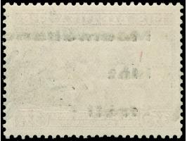 1939, 35 C. rosakarmin, doppelter, gleichstarker Aufdruck in Type II, postfrisch, tadellos, unsigniert, Fotobefund Huylmans B