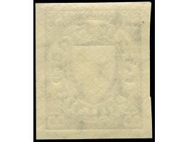 1937, Staatswappen im Oval, 55 Pfg., ungezähnter Probedruck mit fehlender Farbe zinnoberrot (Wappen), postfrisch, tadellos