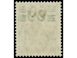 1921, Freimarke 60 auf 75 Pfg schwärzlichgrünblau/gelbschwarz, doppelter Wertaufdruck, postfrisch, tadellos, unsigniert, Foto