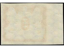 1922, Großes Staatswappen 9 M. orange, linkes Seitenrandstück als ungezähnter Probedruck, postfrisch, tadellos, selten, unsig