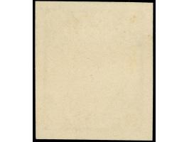 1922, Kleines Staatswappen 2,40 M., ungezähnter Probedruck in schwarz auf ungummiertem Kartonpapier, tadellos, Fotobefund Gru