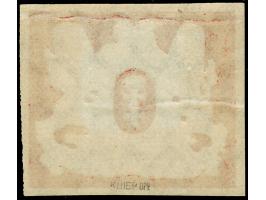 1921, Großes Staatswappen, roter Phasendruck, Wasserzeichen 2Y, sauber ungebraucht, herstellungsbedingte Papierfalten, tadell