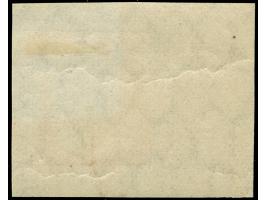 1921, Tuberkulose-Woche 30 Pfg., linkes Seitenrandstück, ungezähnter Phasendruck in ockerbraun, nur die Silhouette des Hinteg