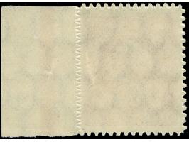 1921, Kogge 40 Pfg. karmin, rechtes Seitenrandstück, Druck auf Gummiseite, Marke beidseitig gummiert, postfrisch, tadellos, u