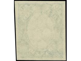 1923, Kogge 10 M. schwarzgraugrün, ungezähnter Phasendruck ohne Mittelstück, postfrisch, tadellos, unsigniert, Fotobefund Gru