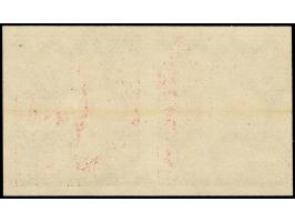 1921, Kogge 40 Pfg. karmin, undurchstochener Probedruck auf Kartonpapier, waagerechtes Paar, postfrisch, tadellos, Fotobefund