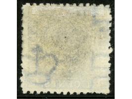 1872/73, 4 c. blue ultramarine, unused with part gum, variety ‘parts of sheet marginal watermark’, good perforation for this 