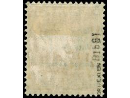 1920, Germania 5 M. auf 7 ½ Pfg. rötlichorange, Aufdruck Type BIbBI, gestempelt, oben Zahnlochspalt, sonst tadellos, sign. Dr