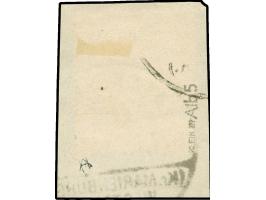 1920, Germania 5 M. auf 7 ½ Pfg. rötlichorange, Aufdruck Type AIb5, sauber gestempelt “ALTFELDE 23.6.20” auf Briefstück, tade